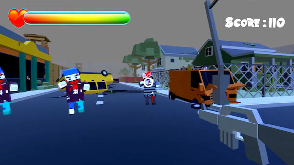 screenshot of a fps shooter